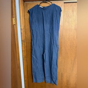 Linenfox Blue Jumpsuit